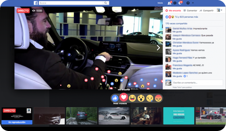 Facebook Live presentación nuevo BMW Serie 5